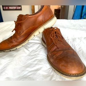 ECCO Mens 12 Brown Leather Oxford